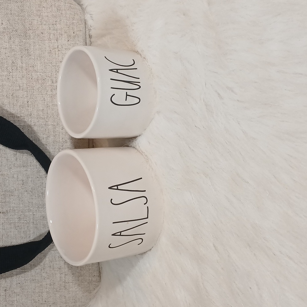 Rae Dunn Guac and Salsa  Bowl Set